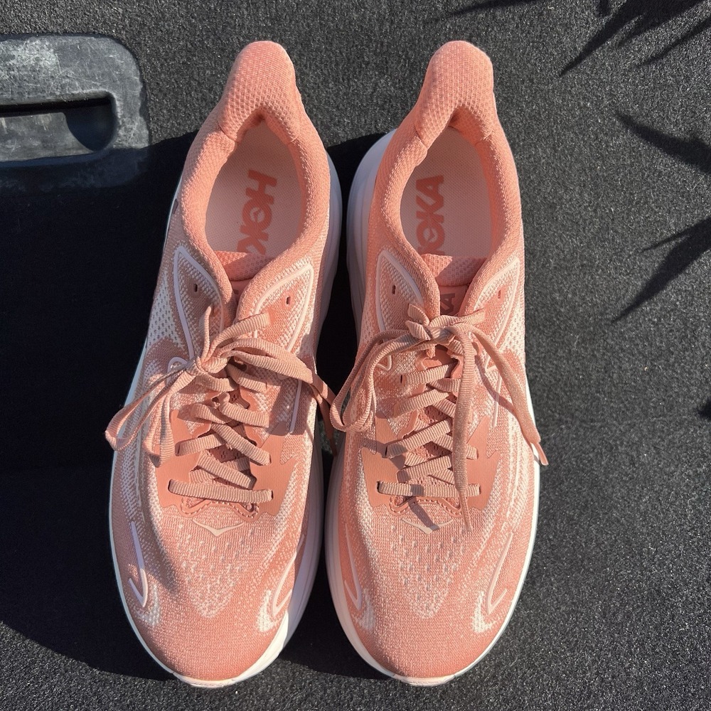 Hoka Clifton 10 Pink Women's Size 10B Gym Walking Cushioned Running Shoes - Picture 3 of 8